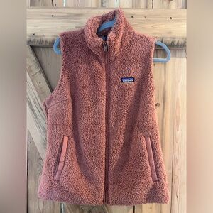 Patagonia Los Gatos Fleece Vest Rust Color size Large